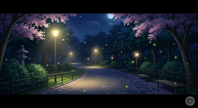 夜の公園